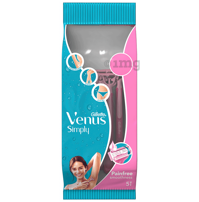 Gillette Venus Simply Razor for Women Buy 4 Get 1 Free