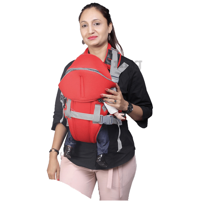 Guntina Baby Carrier Bag with 6 Carry Position Red