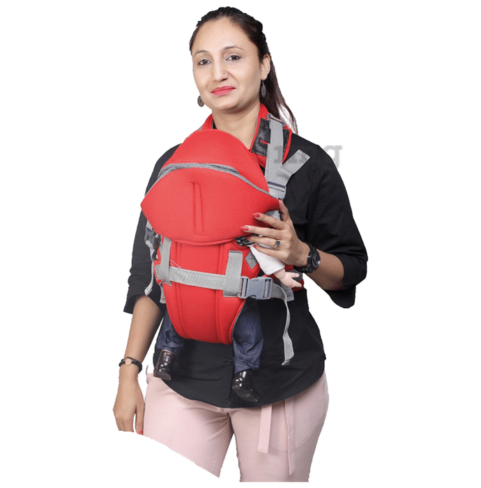 Guntina Baby Carrier Bag with 6 Carry Position Red