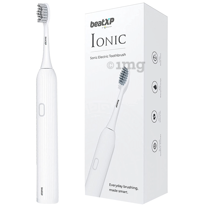 beatXP Ionic Sonic Electric Toothbrush White