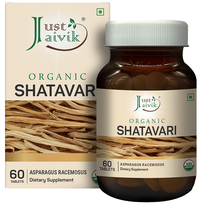 Just Jaivik Organic Shatavari Tablet