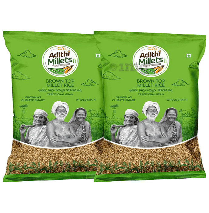 Adithi Millets Brown Top Millet Rice (500gm Each)