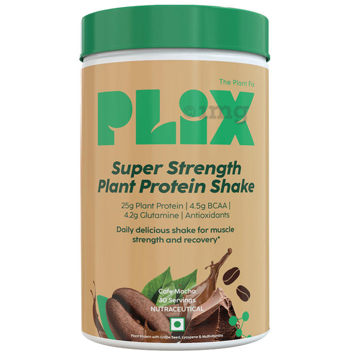 Plix Sport Strength Plant Protein Powder (1kg Each) Cafe Mocha