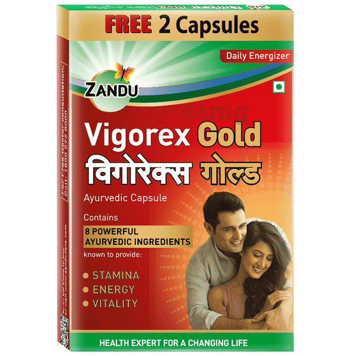 Zandu Vigorex Gold Capsule Buy box of 12.0 capsules at best price in
