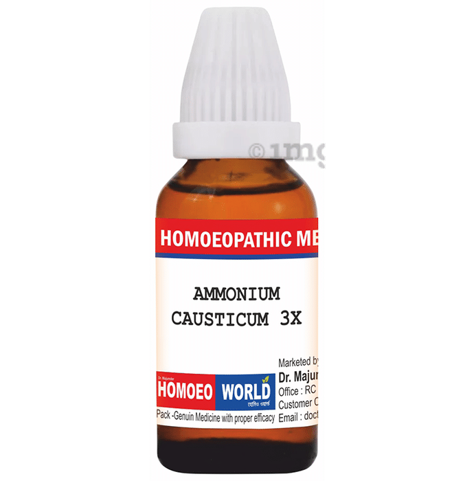 Dr. Majumder Homeo World Ammonium Causticum Dilution (30 ml Each) 3X
