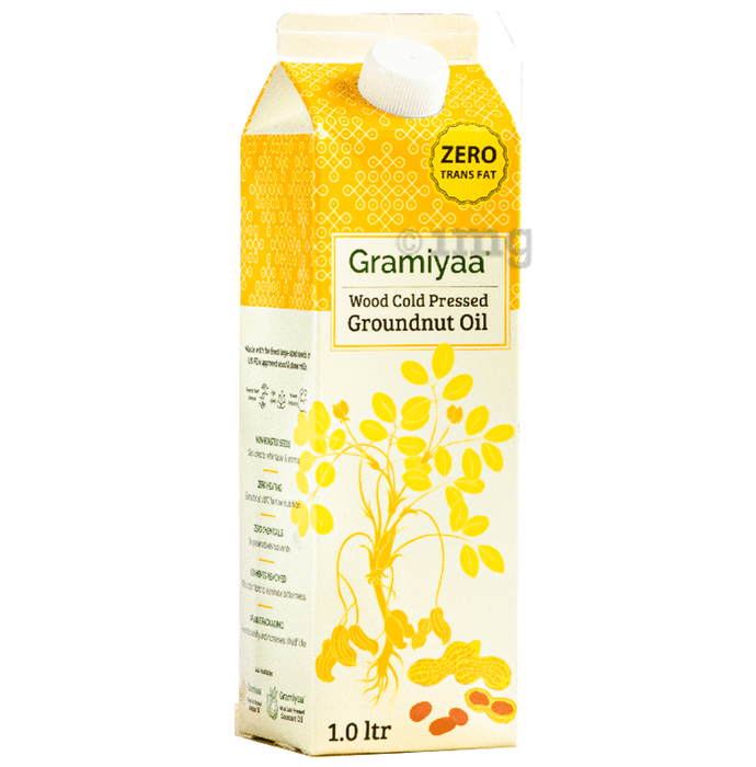 Gramiyaa Wood Cold Pressed Groundnut Oil (1Ltr Each)
