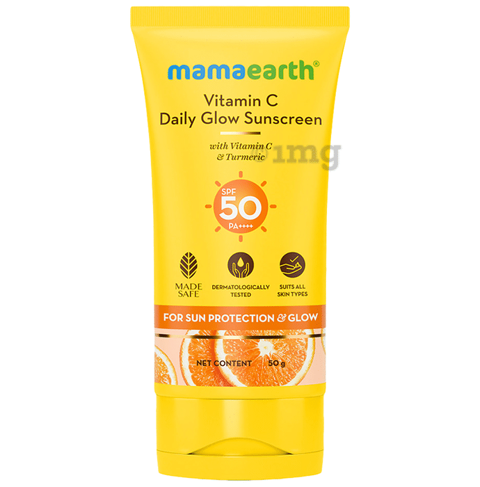 Mamaearth Vitamin C Daily Glow SPF 50 PA ++++ Sunscreen