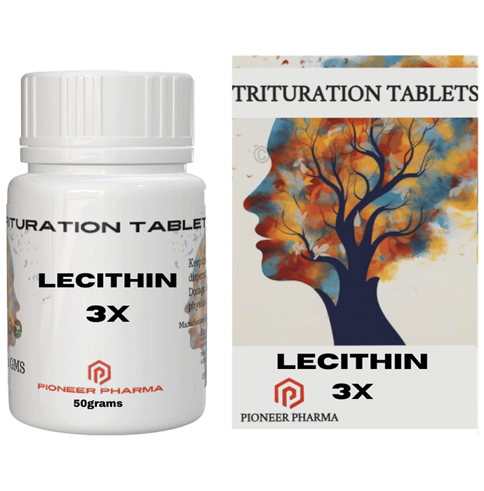 Pioneer Pharma Lecithin 3X Trituration Tablet Buy bottle of 50.0 gm