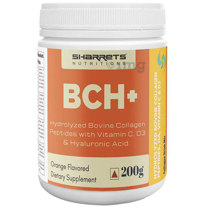 Sharrets Nutritions BCH+ Bovine Collagen Powder Orange