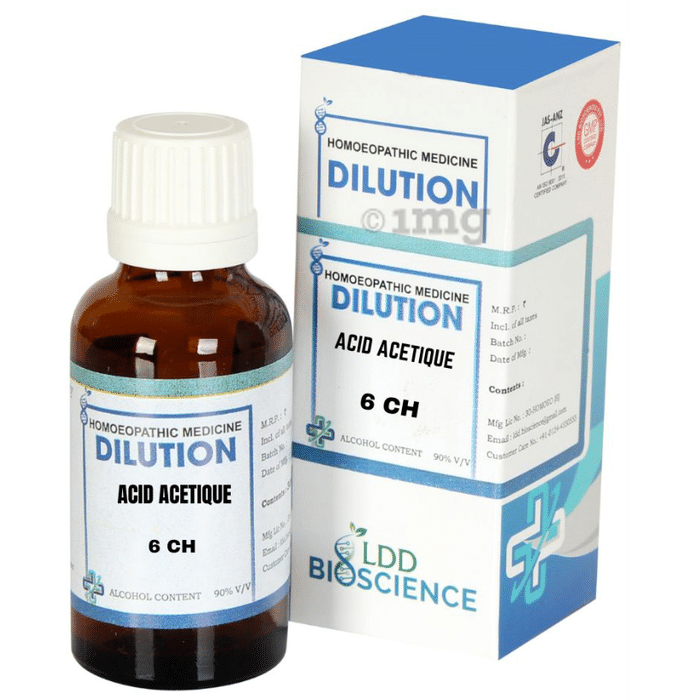 LDD Bioscience Acid Acetique Dilution 6 CH