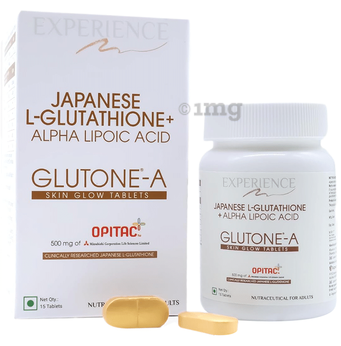 Glutone-A Japanese L-Glutathione + Alpha Lipoic Acid Tablet (15 Each)