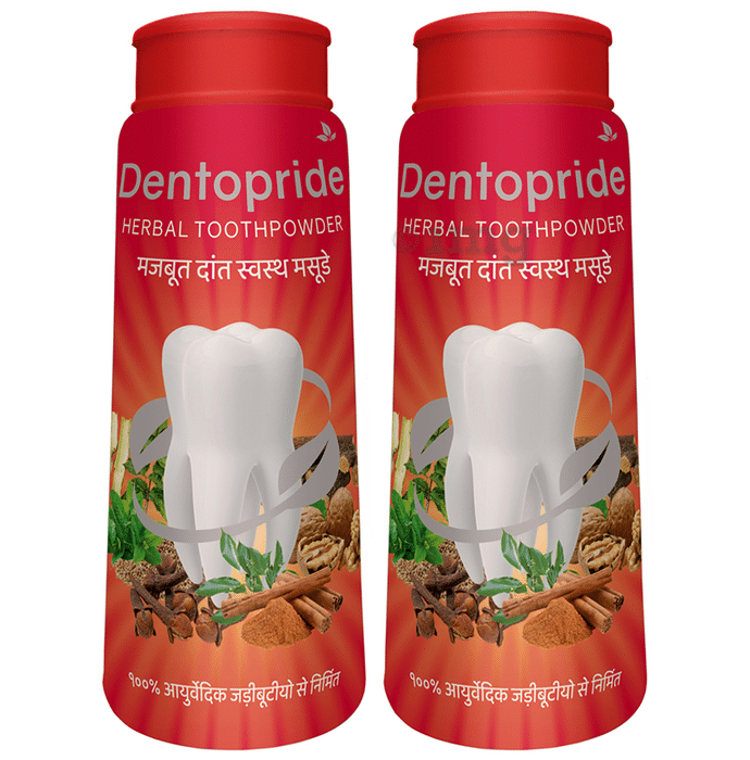 Dentopride Herbal Toothpowder (100gm Each)