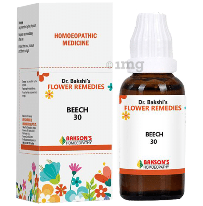 Bakson's Homeopathy Dr. Bakshi Flower Remedies Beech Drop 30