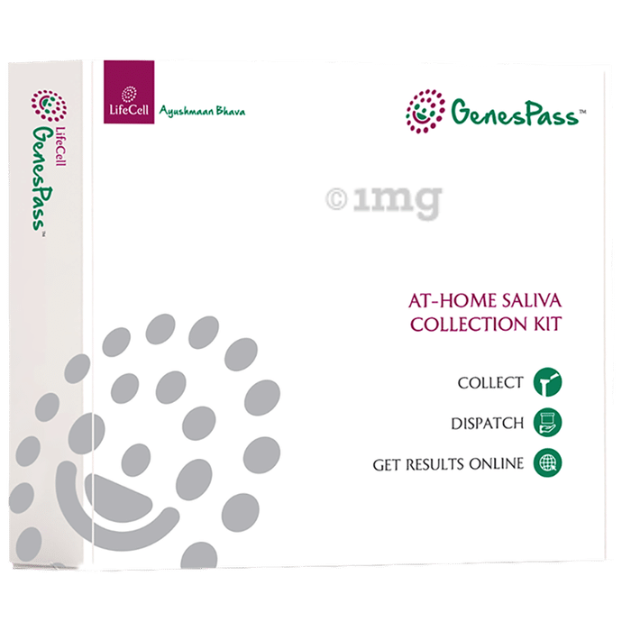 LifeCell At-Home Self-Collection GenesPass Female Test Kit- Analyzes 2000+ Genes