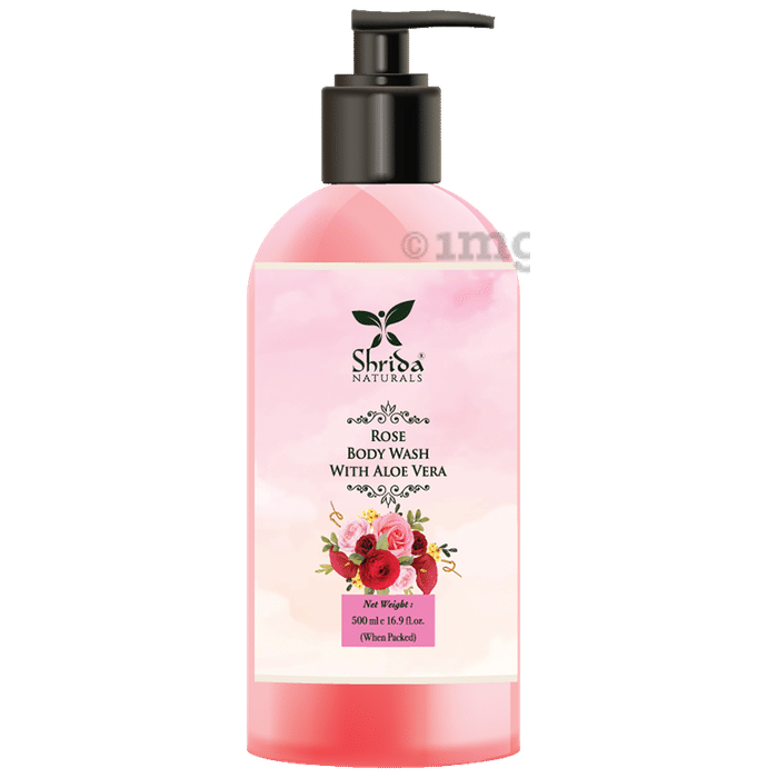 Shrida Rose Body Wash with Aloevera