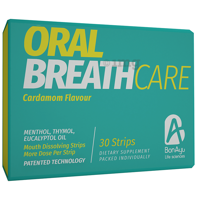 BonAyu Oral Breath Care Mouth Dissolving Strip Cardamom