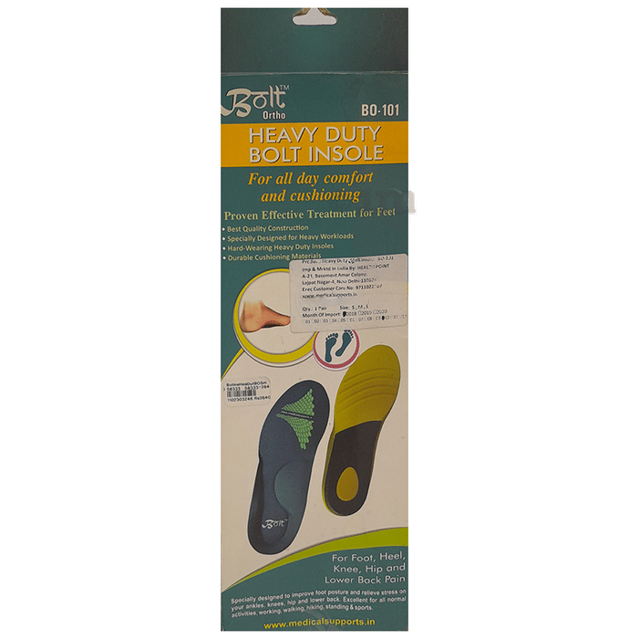 Bolt BO101 Otho Heavy Duty Bolt Insole Medium