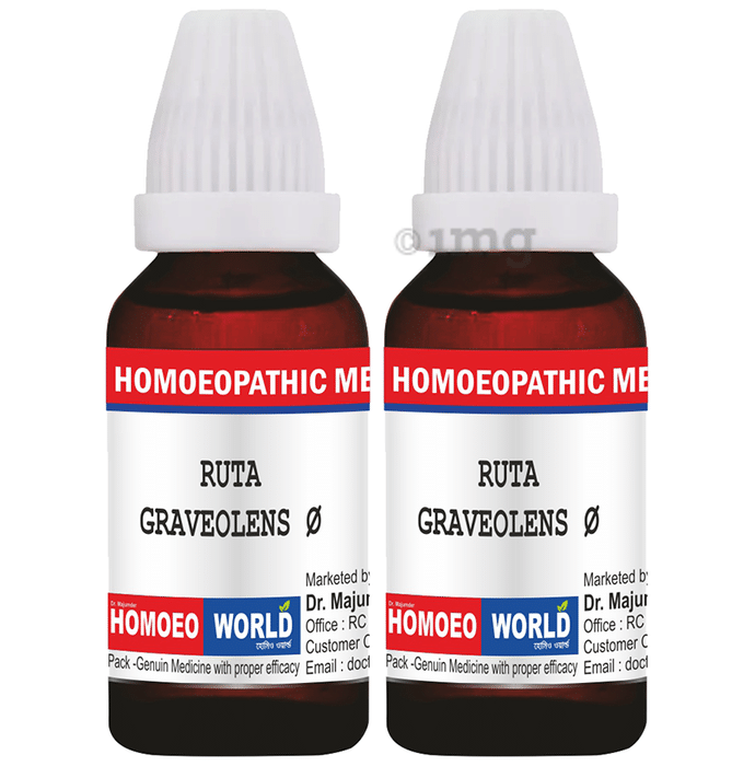 Dr. Majumder Homeo World Ruta Graveolens Mother Tincture (30ml Each) Q