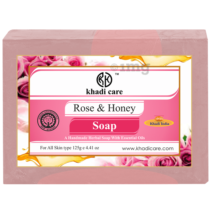 Khadi Care Rose and Honey Soap