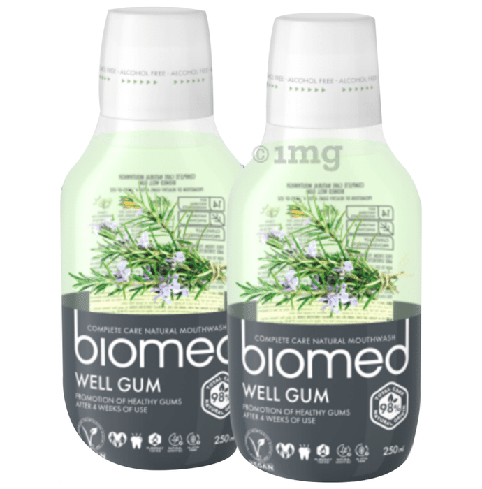 Biomed Complete Care Natural Foam Mouthwash (250ml Each) Well Gum Buy 1 Get 1 Free