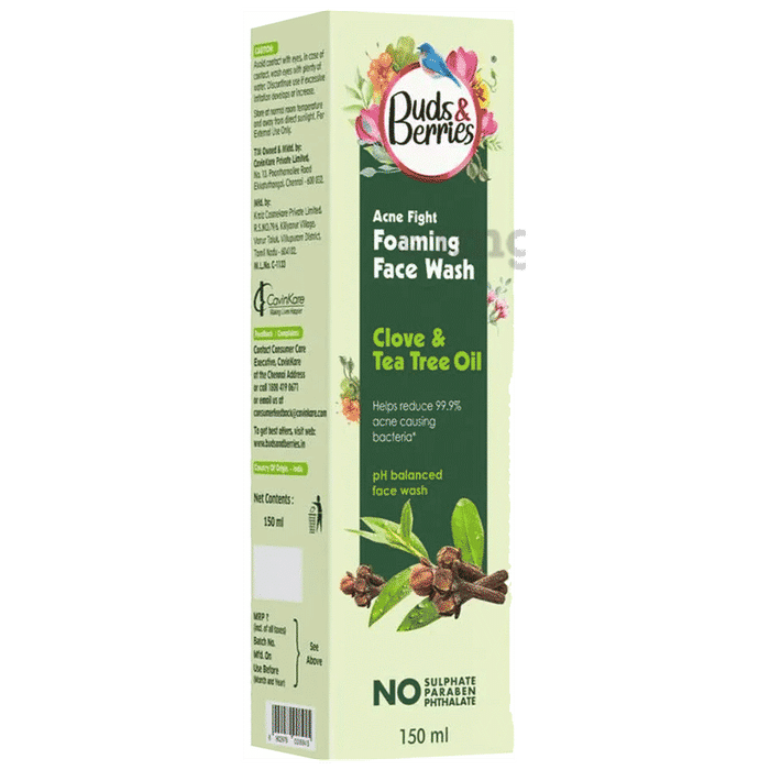 Buds & Berries Foaming Face Wash Acne Fight