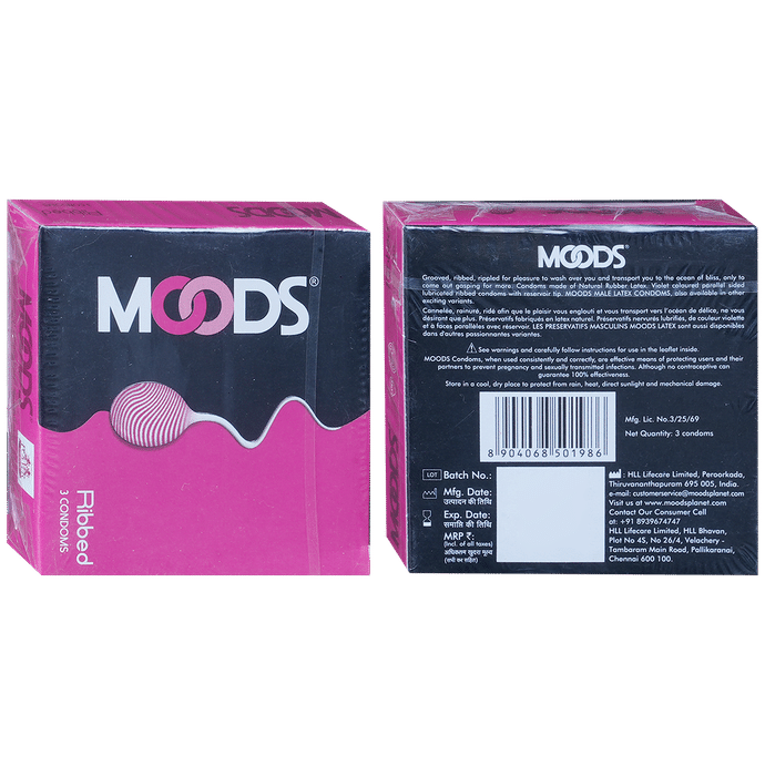 MOODS Ribbed Condom