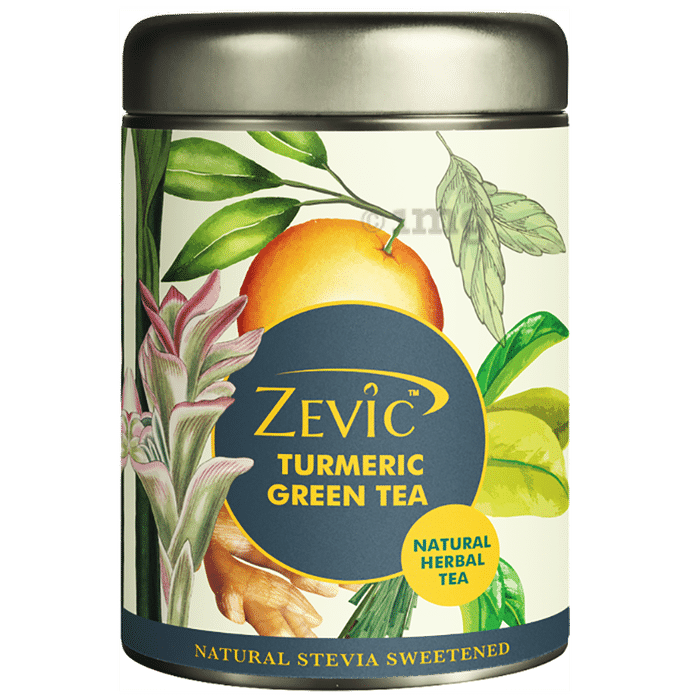 Zevic Turmeric Green Tea Natural Herbal Tea