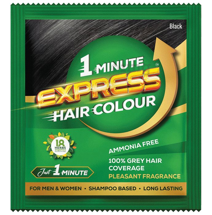 1Minute Express Hair Colour (20ml Each) Black