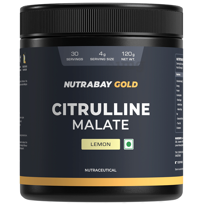 Nutrabay Gold Citrulline Malate Powder Lemon