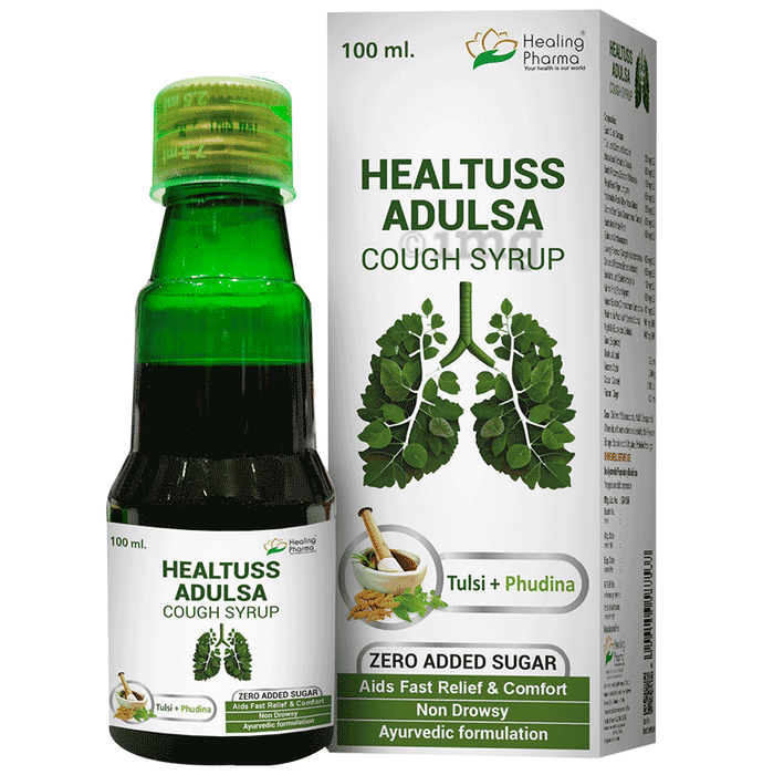 Healing Herbs Healtuss Adulsa Cough Syrup Buy bottle of 100.0 ml Syrup