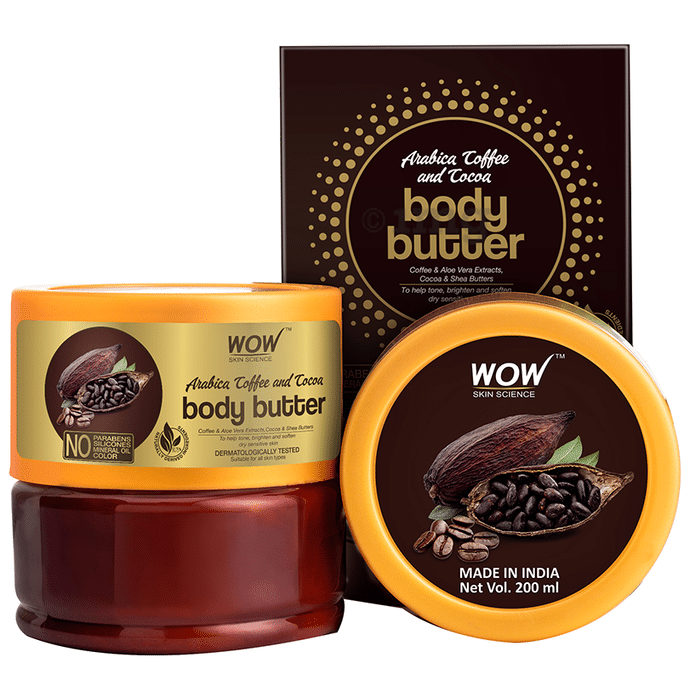 WOW Skin Science Arabica Coffee and Cocoa Body Butter