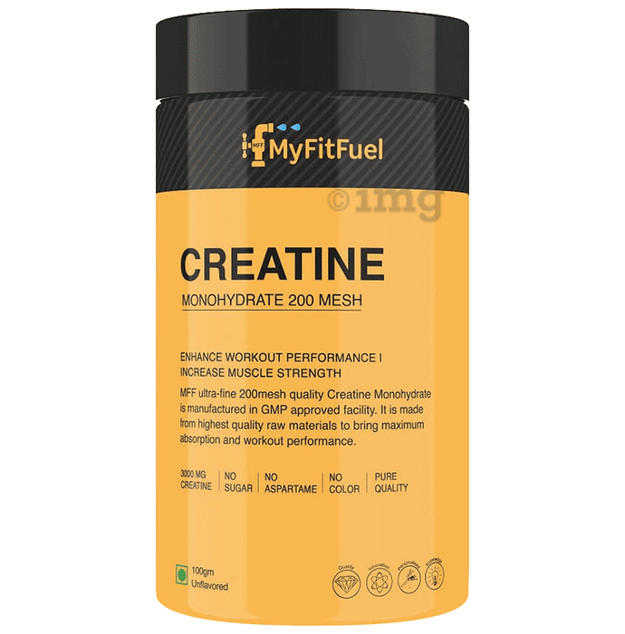 MyFitFuel Creatine Monohydrate 200 Mesh Powder Unflavoured