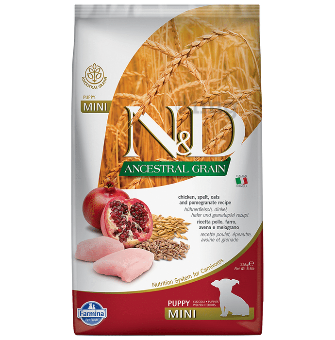 Farmina Pet Foods N&D Ancestral Grain for Puppy Mini Breed