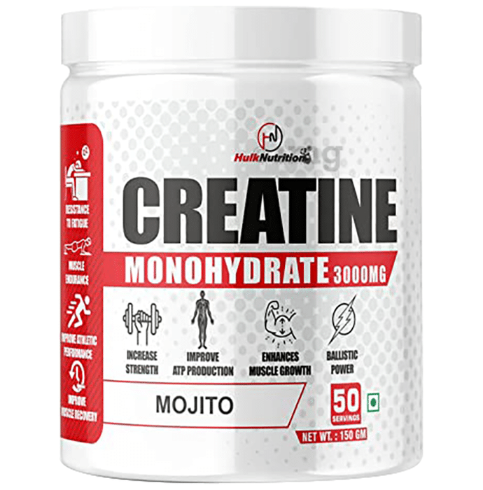 Hulk Nutrition Creatine Monohydrate Powder Mojito