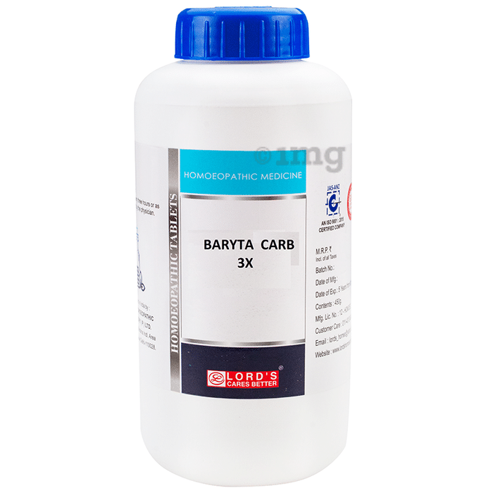 Lord's Baryta Carb Trituration Tablet 3X