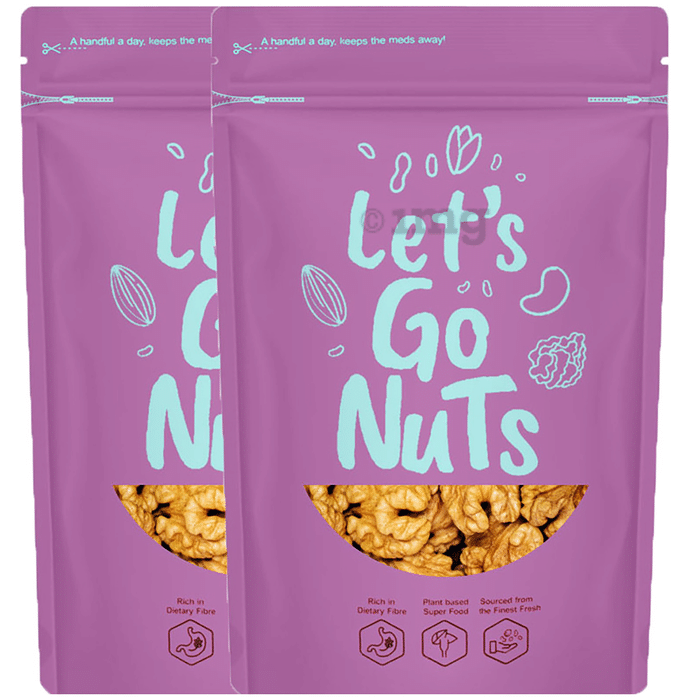 Let's Go Nuts Walnut Kernels (200gm Each)