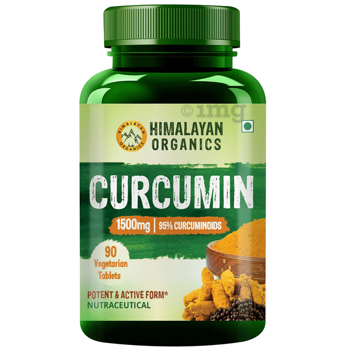 Himalayan Organics Curcumin 1500mg Vegetarian Tablet