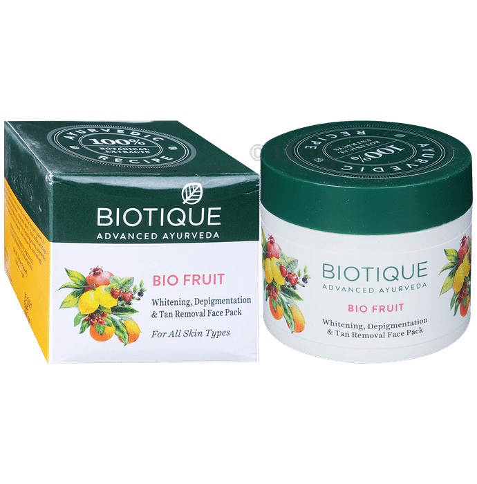 Bio Fruit Whitening & Tan Removal Face Pack
