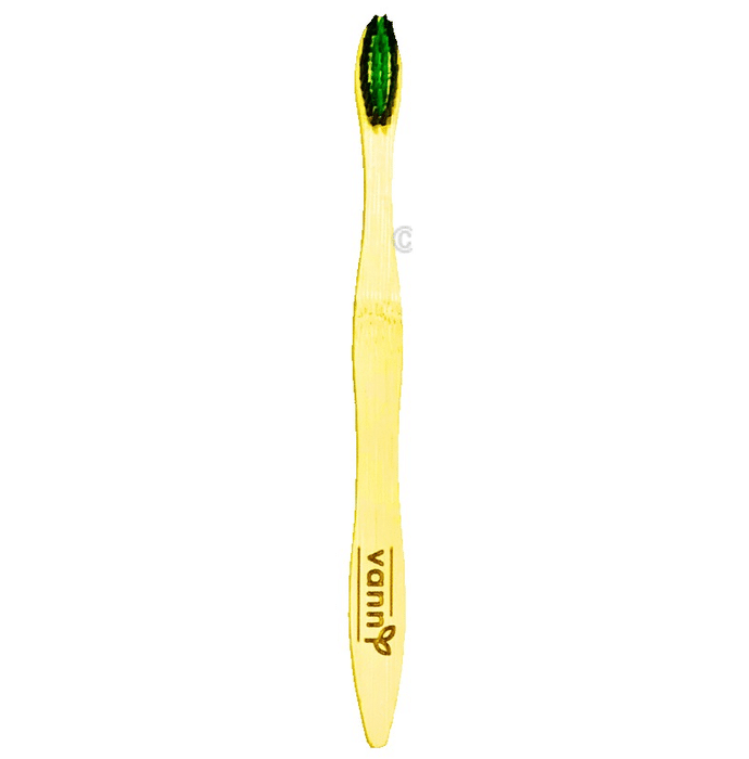 Ecovann Bamboo Curve Handle Toothbrush Neem Infused