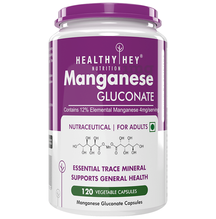 HealthyHey Nutrition Manganese Gluconate Vegetable Capsule