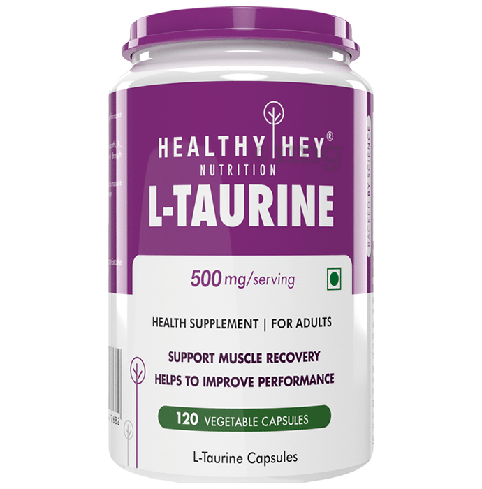 HealthyHey L-Taurine Vegetable Capsule
