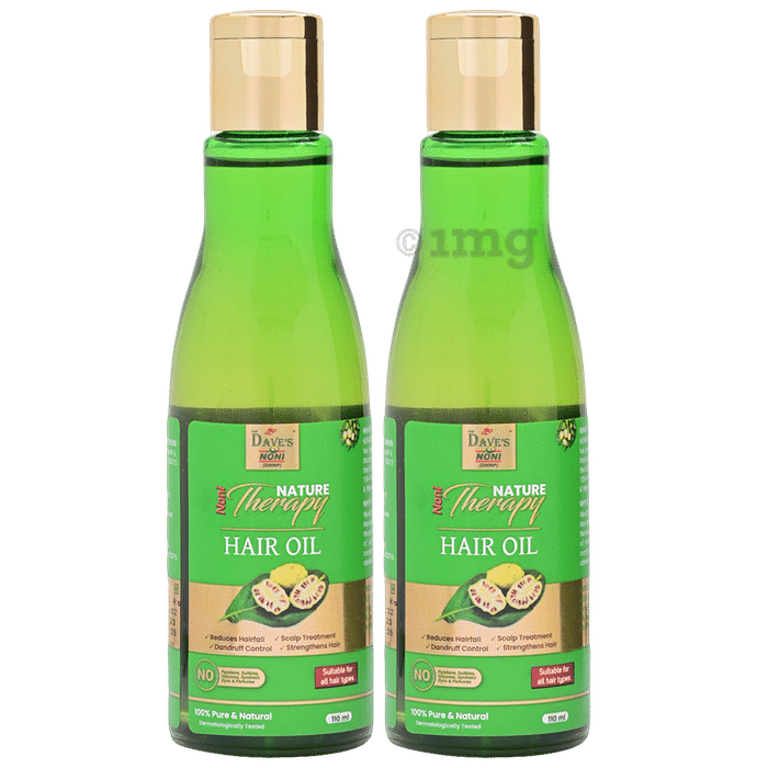 The Dave's Noni Pure & Natural Nature Therapy Hair Oil (110ml Each)