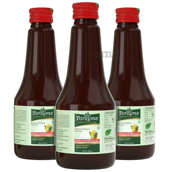 Torzyme Digestive Syrup Relieves Acidity & Bloating