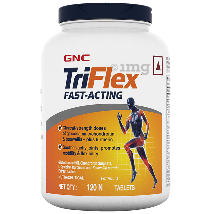 GNC Triflex Fast-Acting with Glucosamine & Boswellia for Joints Mobility & Flexibility | Tablet