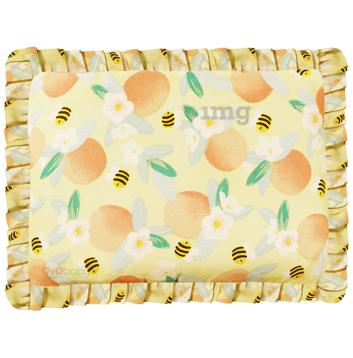 Oyo Baby Mustard Seeds Pillow Honey Bees Print
