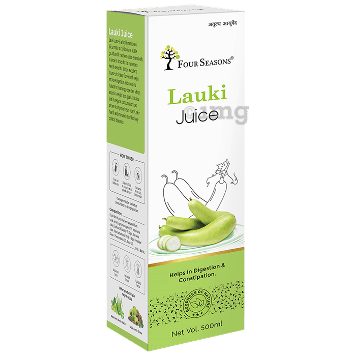 Four Seasons Lauki Juice Buy bottle of 500.0 ml Juice at best price in India 1mg