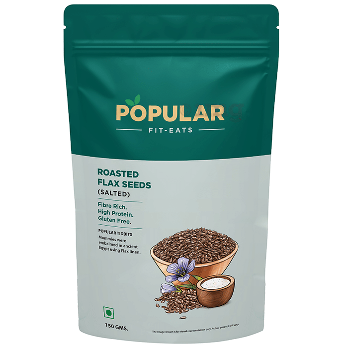 Popular Essentials Fit Eats Flax  Seeds Roasted & Salted