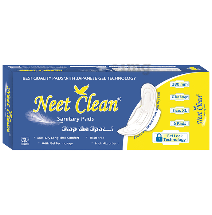 Om Biotec Neet Clean Sanitary Pads XL