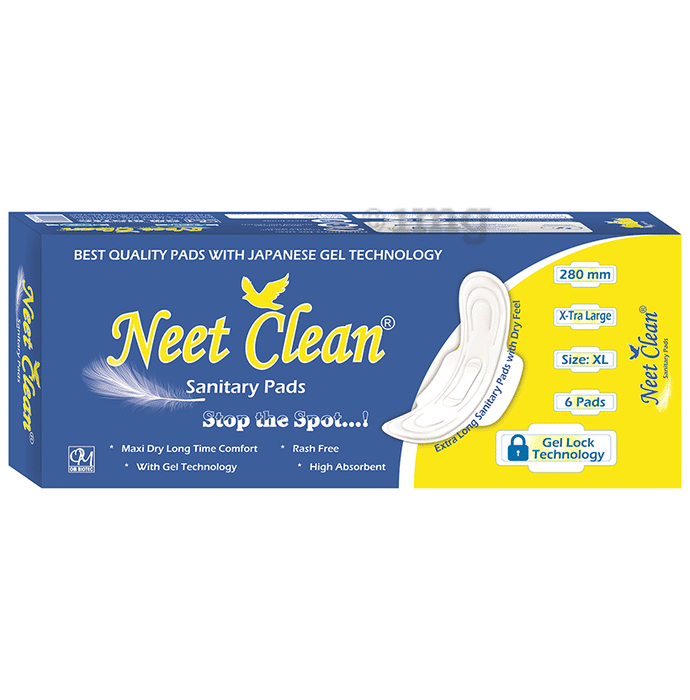 Om Biotec Neet Clean Sanitary Pads XL