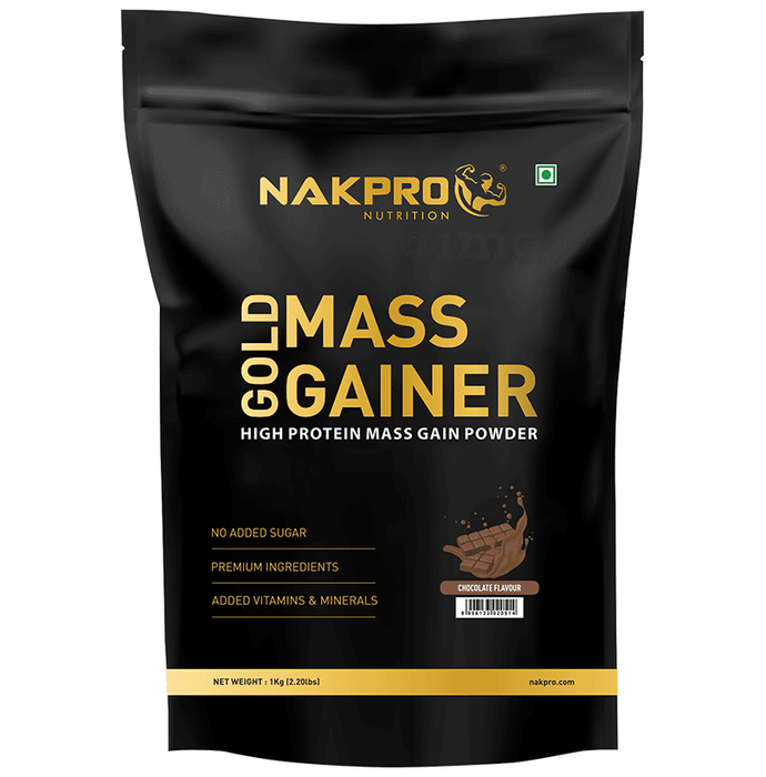 Nakpro Nutrition Gold Mass Gainer Powder Chocolate